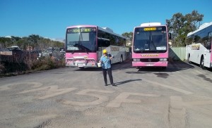 Erica promoting GM5FK at Young's Yeppoon Depot.